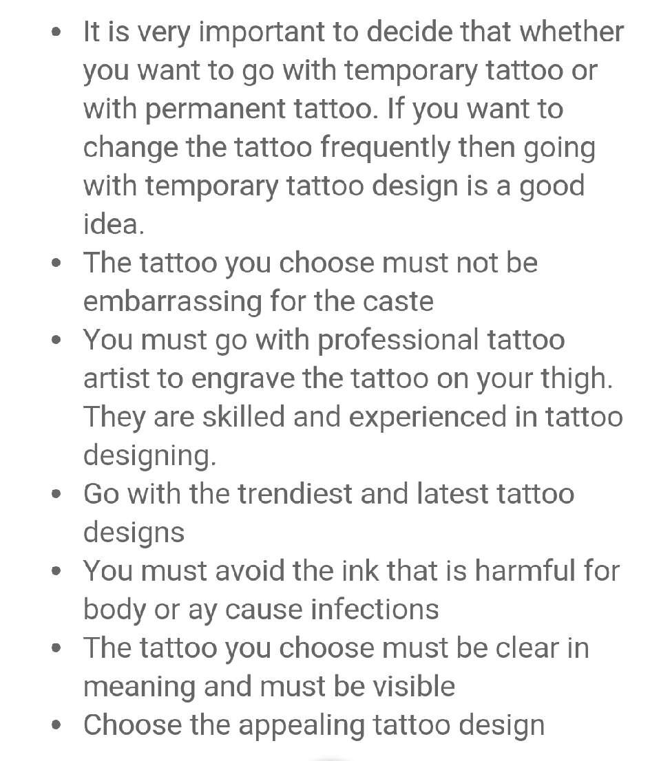 Beautiful Thigh Tattoos!!!!