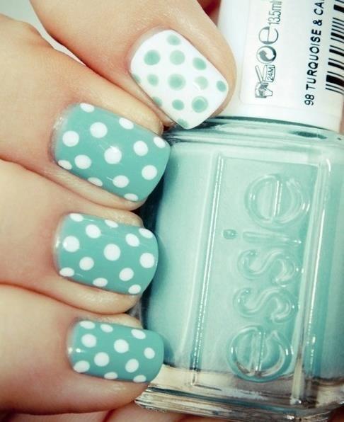 Awesome! Awesome! Polka Dot Nails DO!!!! Easy And Quick!!!!
