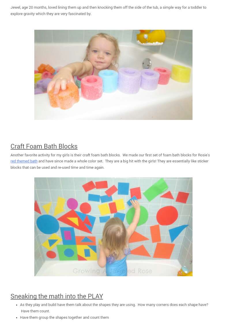 Pool Noodle Bath Pit!