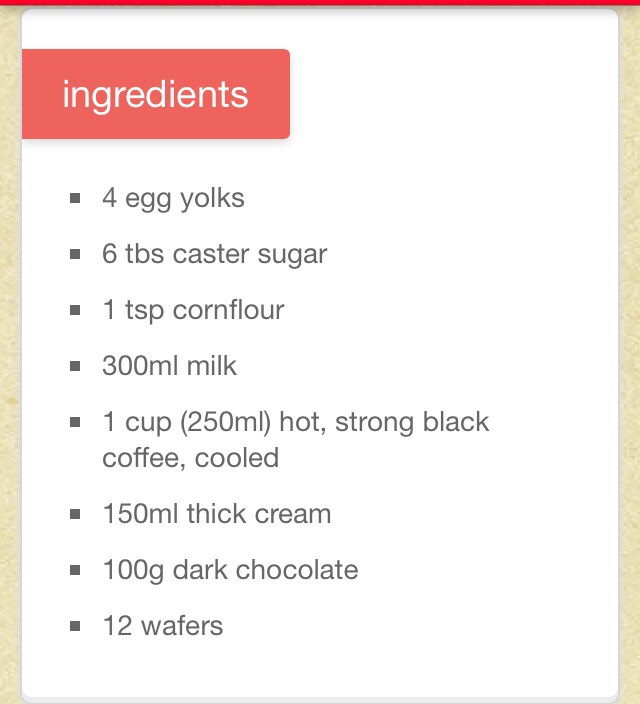 Coffee Ice-Cream Wafers