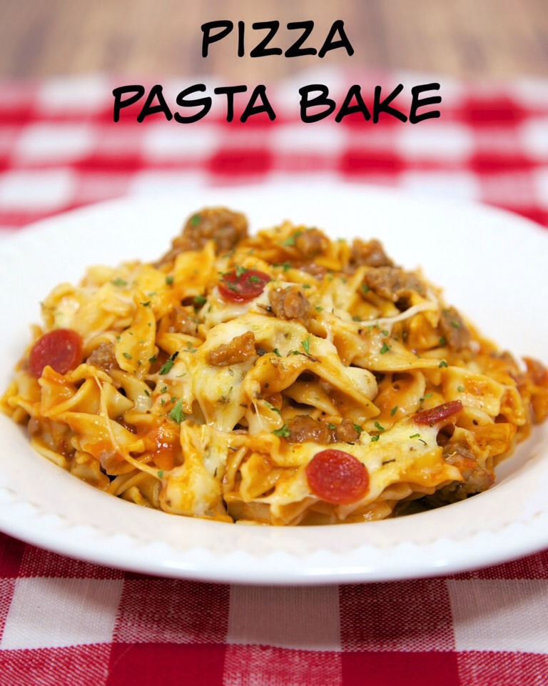 Pizza Pasta Bake🍕