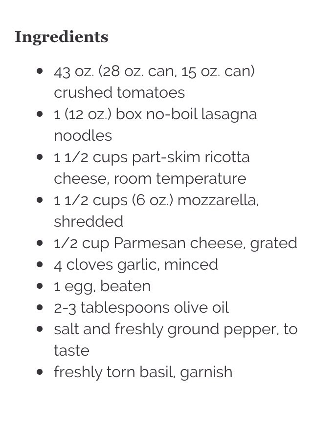 🌀 Three Cheese Lasagna 🌀 No Hassle, One Skillet 🌀