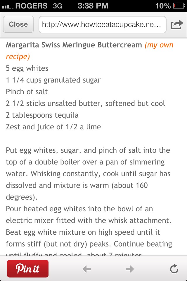 Margarita Cupcake Recipe! Great For Parties!!