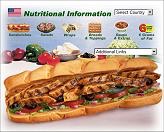 Fast Food Restaurant Calories