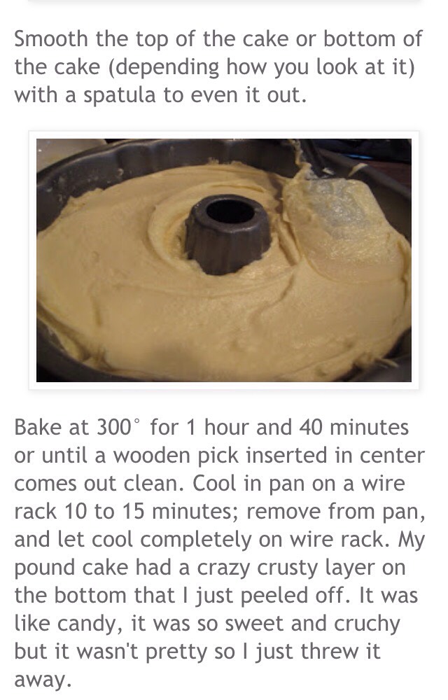 Cream Cheese Pound Cake 