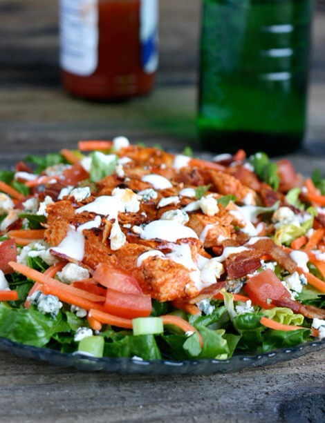 Buffalo Chicken Salad

If you want to amp up your salad with some protein, this buffalo chicken salad is the perfect option. Drizzled with a touch of blue cheese dressing, it'll be a sure-fire family favorite in no time.