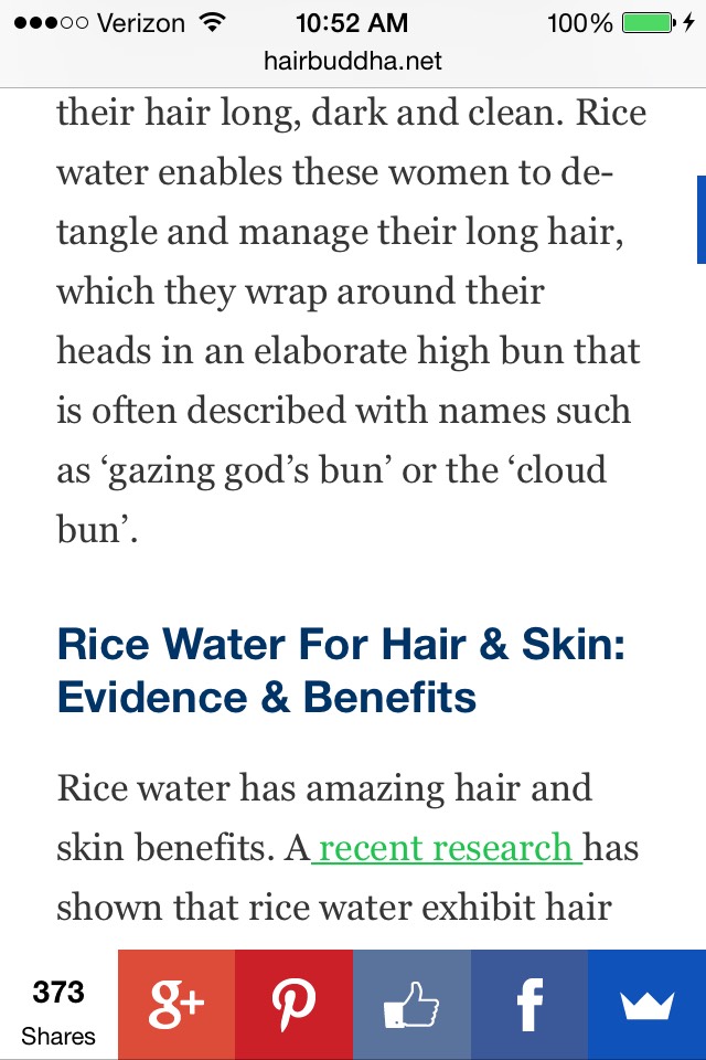 Rice Water For Beautiful Hair & Skin