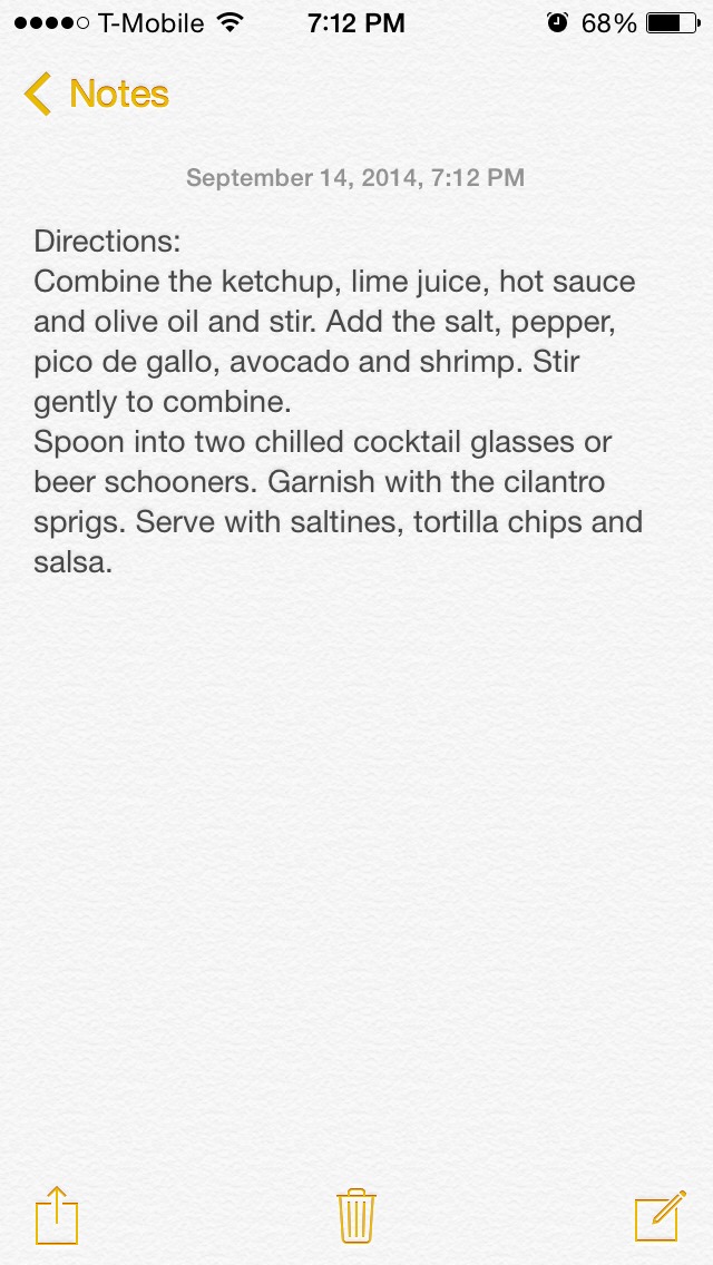 Shrimp Cocktail 🍸