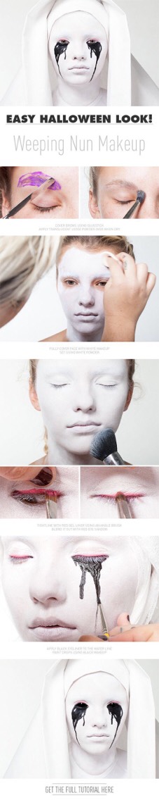Horrifying Makeup Tutorials For Halloween Costume