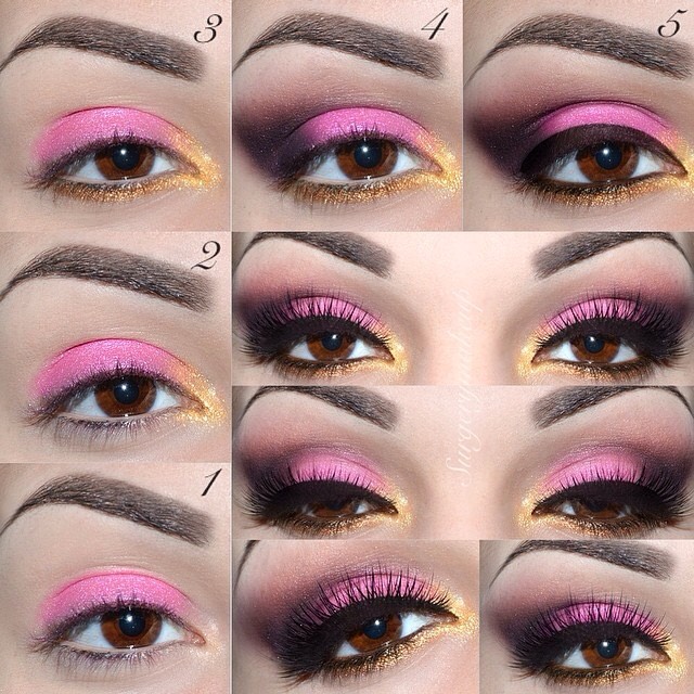 Pink Eyeshadow Tutorials👛