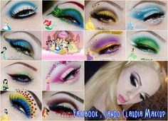 Disney Princess Eye Makeup & Hair Style Tutorial