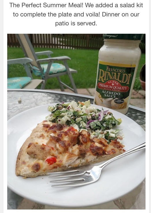 🍕For The Grill: Chicken Bacon Alfredo Pizza!🍕