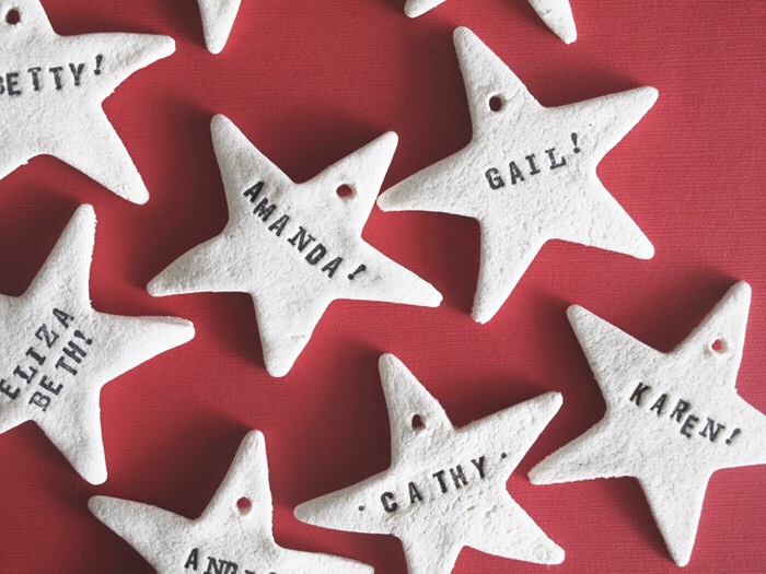 D.I.Y Salt Dough ornaments