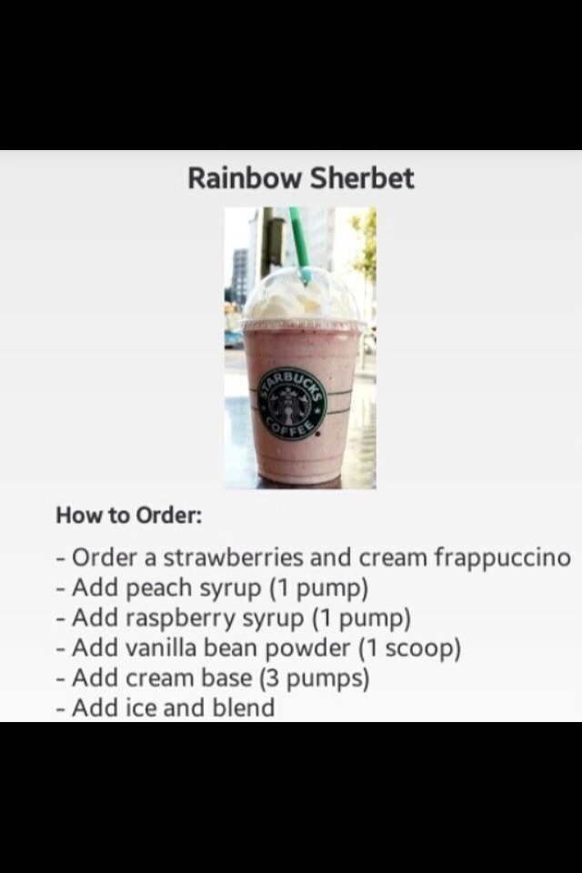 Starbucks Secret Menu