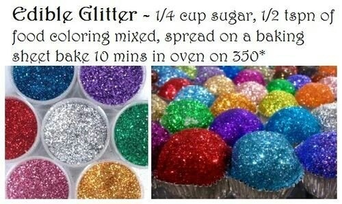 Diy edible Glitter