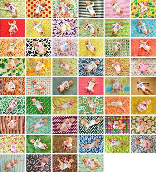 Cute & Easy Ideas For Baby Monthly Photos Pls Like & Share Thank You :D