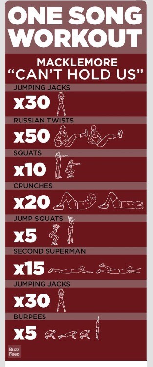 One Song Workouts! Get Fit Fast!
