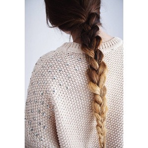 Hair- throw your hair in a quick ponytail, bun, braid, ect.