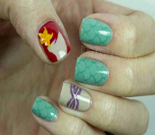 🌟Mermaid themed Nail art inspiration 🌟