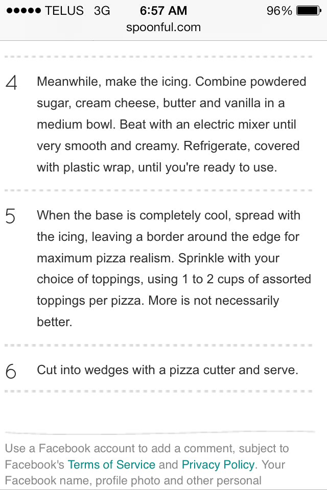 Cookie Pizza Recipe!