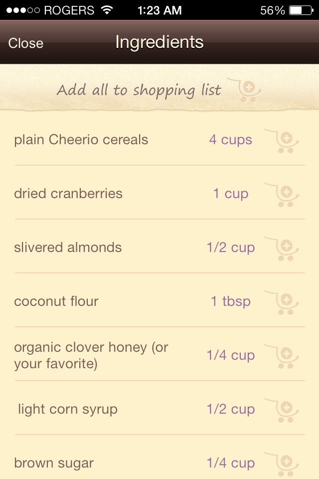 Heathy Cheerios Cranberry Energy Bars