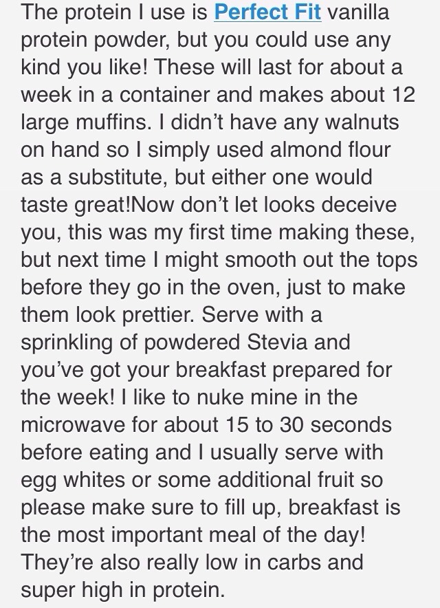 Clean Blueberry Protein Muffins 😍😍😍