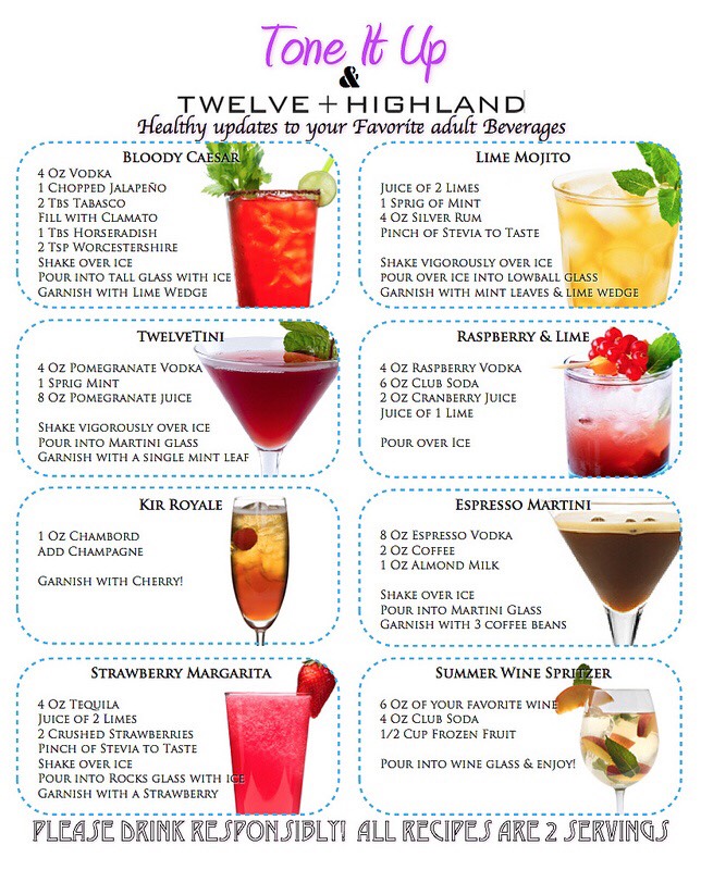 Healthy Cocktail Recipes #SpringForward