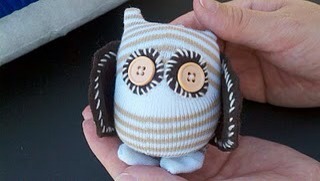 DIY Cute Sock Owl!!!!