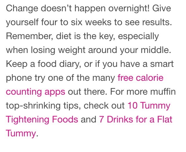 🌟✨9 Moves To Shrink Your Muffin Top✨🌟