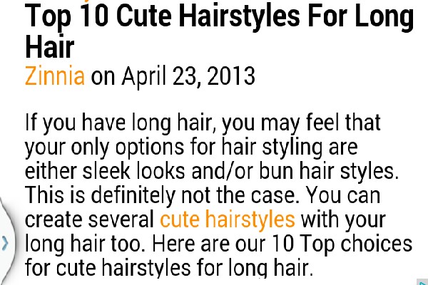 10 Cute Hairstyles For Long Hair!