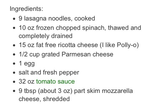 Healthy Spinach Lasagna Rolls ❤️❤️❤️