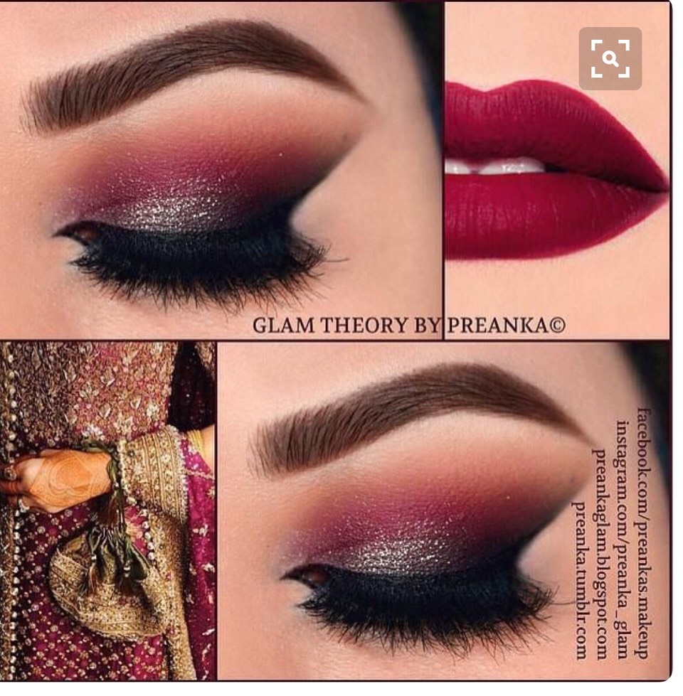 Beautiful Lips &eye Makeup