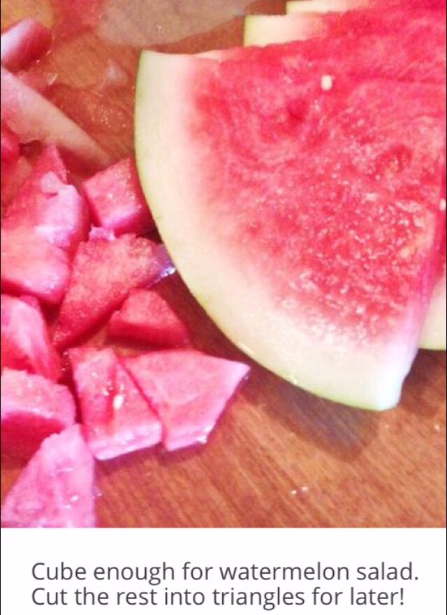 🌿🍉Watermelon Feta Mint Salad🍉🌿