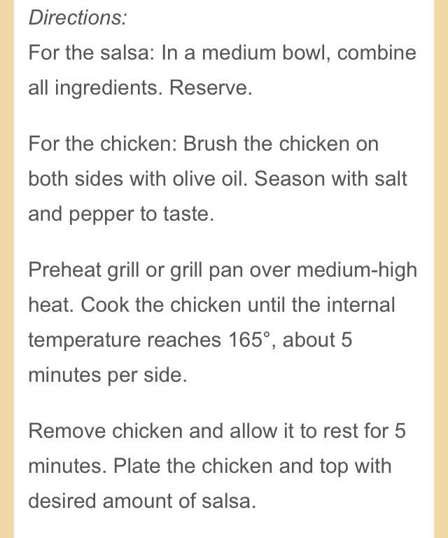 Delicious Grilled Chicken With Pineapple Avocado Salsa 