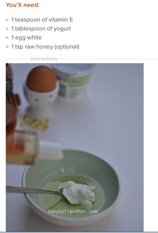 DIY!! Natural Breast Firming Mask Receipe