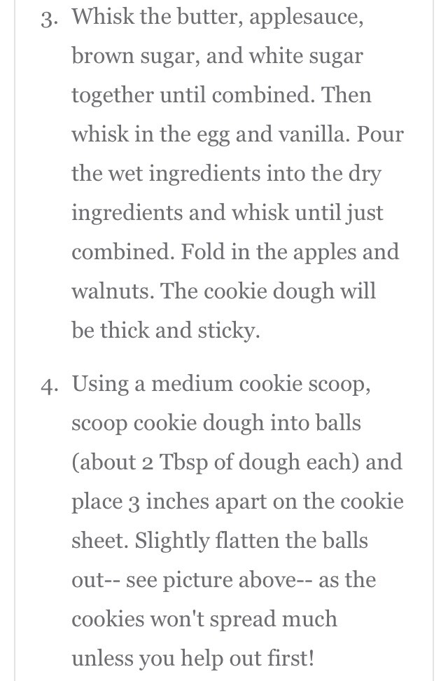Apple Cinnamon Oatmeal Cookies.