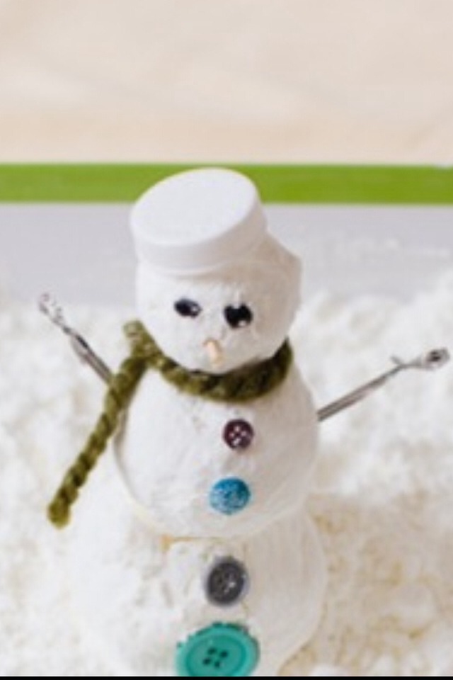 Built from the snow you've made! My child enjoyed making snowmen! The following tips are great for decorating your snowman!