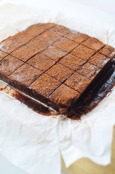 Heat a knife in hot water and wipe dry before each cut, for smoothest cuts.