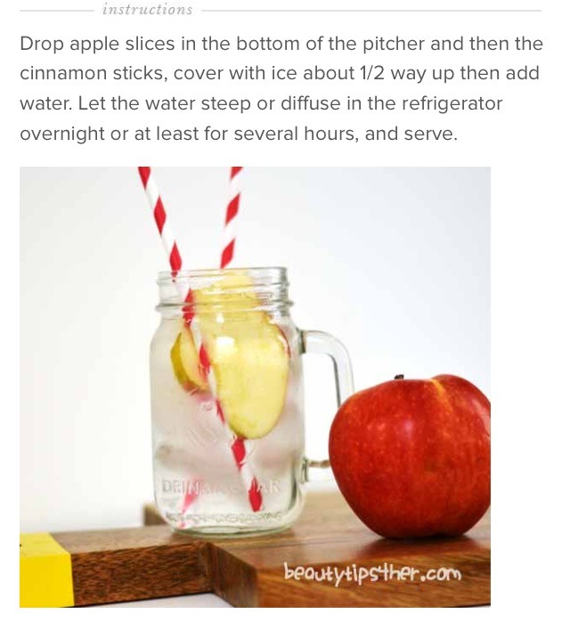 How to Make Detox Apple Cinnamon Metabolism Water – Zero Calorie Detox Drink
