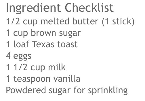 Amazing Recipe!!!(: Baked French Toast. Delicious.!!(: