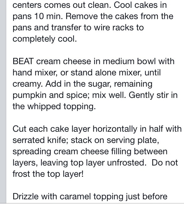 Layered Pumpkin Cake With Caramel And Pecans. 