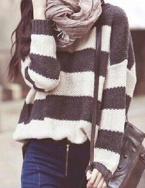 2: Infinity Scarves (and sweaters for winter😉)
These scarves also go with almost everything! And can keep you warm in the winter too😆! (Sweaters; make sure the sleeves aren't too short if not, make sure they go over your hands as gloves...almost! 2in1!)