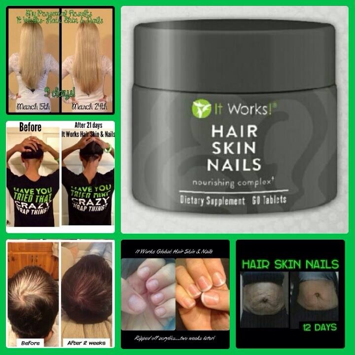 This helps your hair, skin, and nails! 

http://trishtightentone.myitworks.com