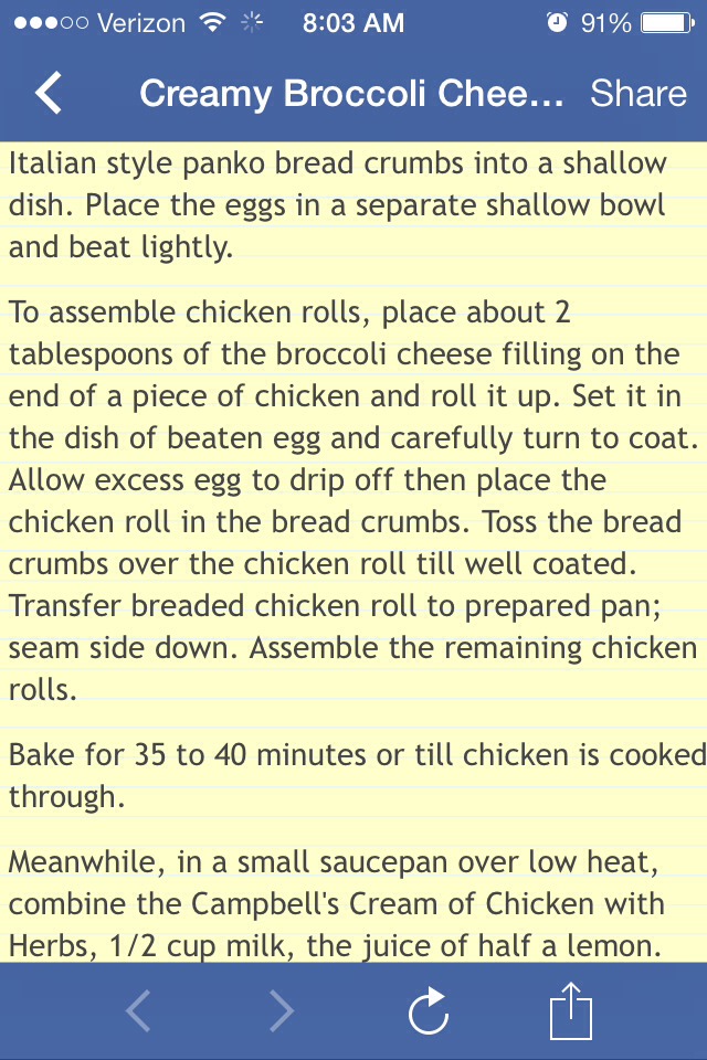 Creamy Broccoli And Cheese Stuffed Chicken