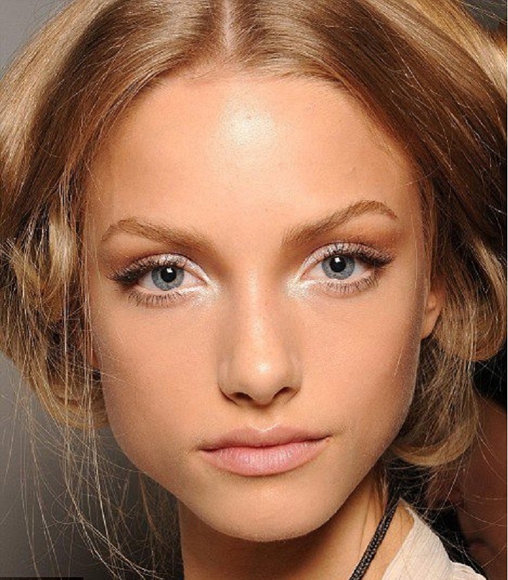 Wear white eyeliner to make eyes appear less red.