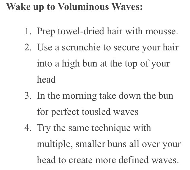 OVERNIGHT HAIRSTYLES – STYLE IN YOUR SLEEP