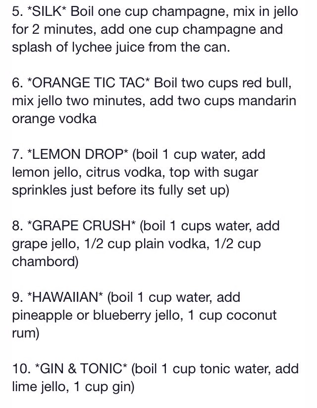 70 Jello Shot Recipes 🍸🍹
