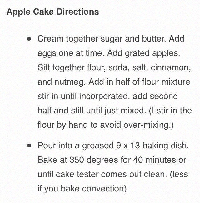 Apple Cake With Vanilla Sauce