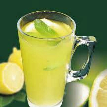 Make lemon water twice a day: squeeze a whole fresh lemon in 16oz of cold water; drink one of these in the morning and evening.