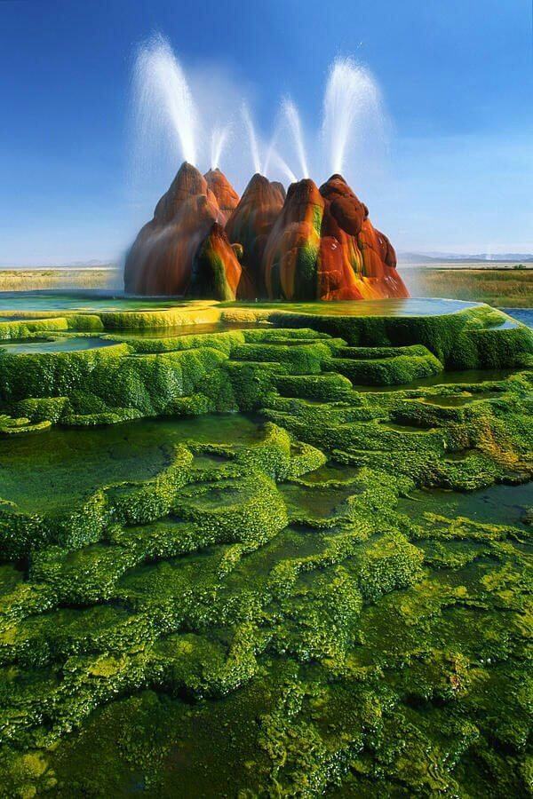 Fly Geyser, Nevada
